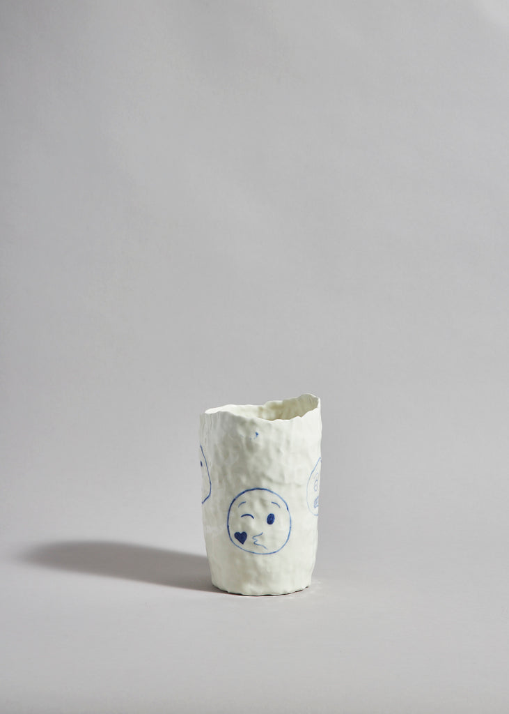Sofi Gunnstedt Emoji Vessel Vase Handmade Ceramic The Ode To