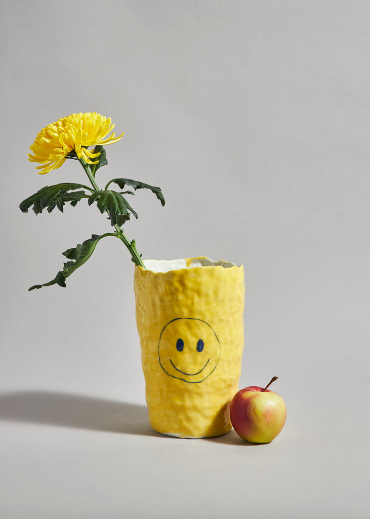 Sofi Gunnstedt Emoji Vessel Vase Handmade Ceramic
