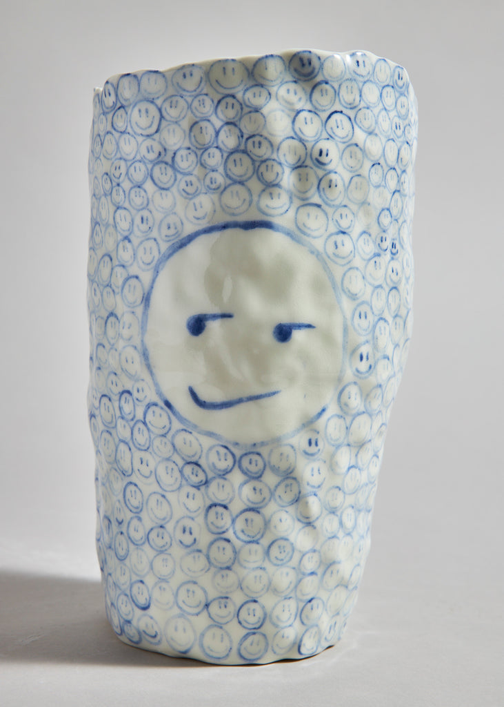 Sofi Gunnstedt Emoji Vessel Vase Handmade Ceramic Detail 