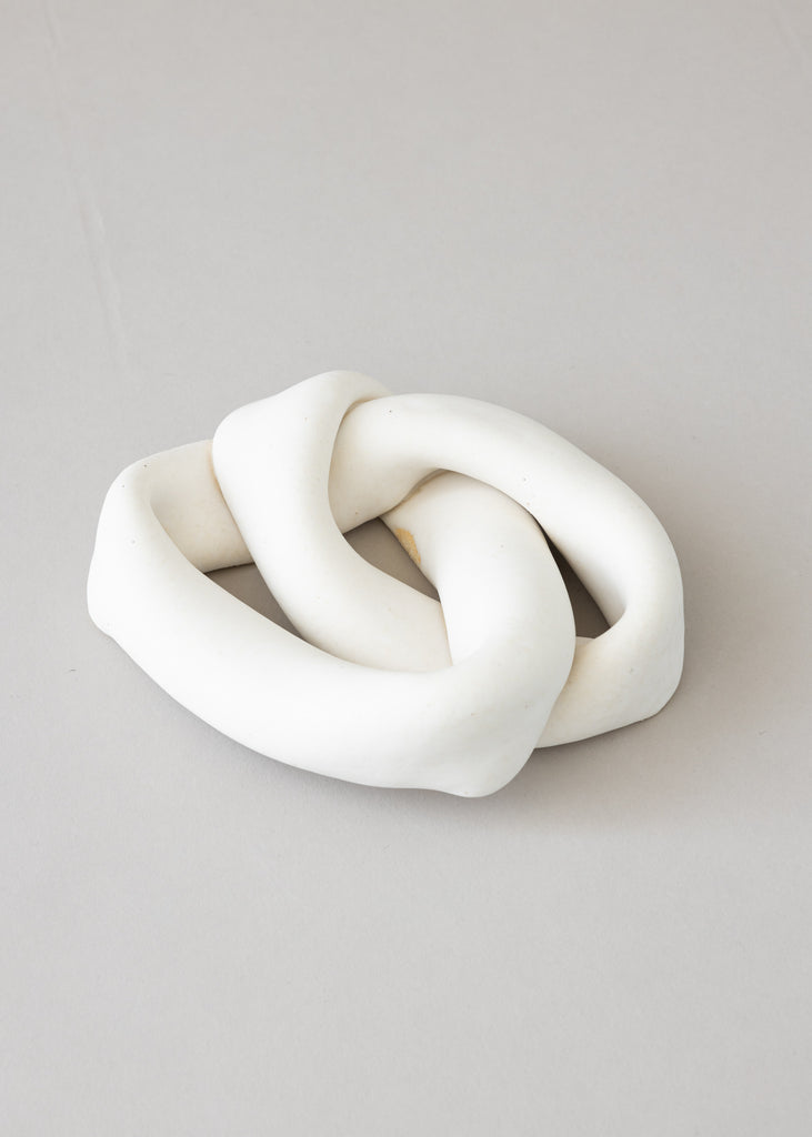 Sofia Tufvasson Collapsed Knot Ceramic Artwork Sculpture 