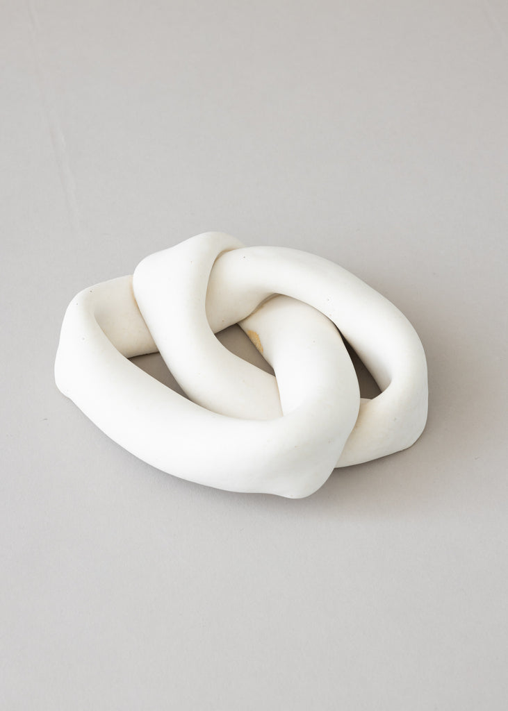 Sofia Tufvasson Collapsed Knot Ceramic Artwork Sculpture 