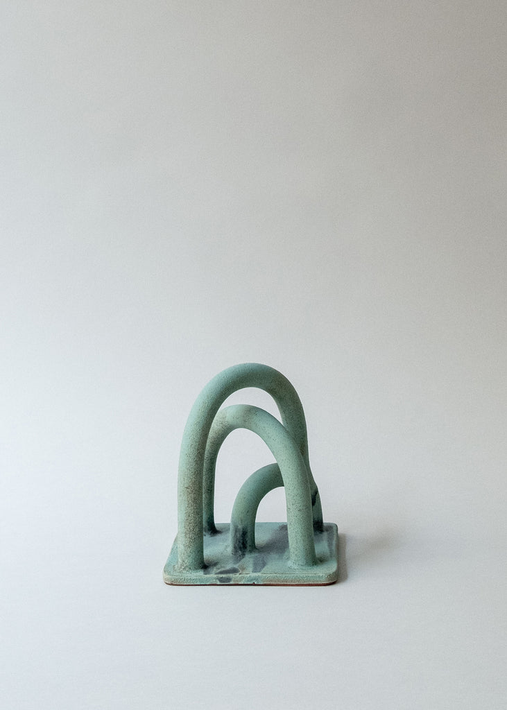 Sofia Tufvasson graphic green sculpture