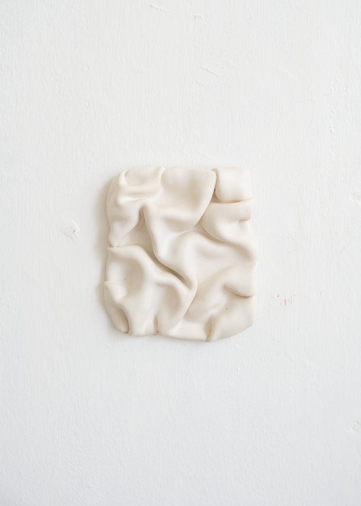 Sofia Tufvasson Drape Wall Sculpture Handmade Ceramic Art