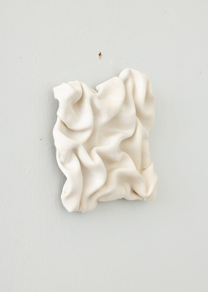 Sofia Tufvasson Drape Artwork Wall Sculpture Handmade  Ceramic
