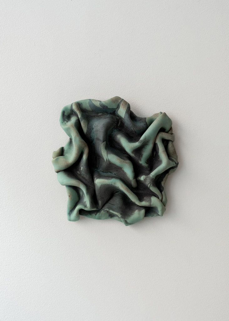 Sofia Tufvasson Drape sculpture green