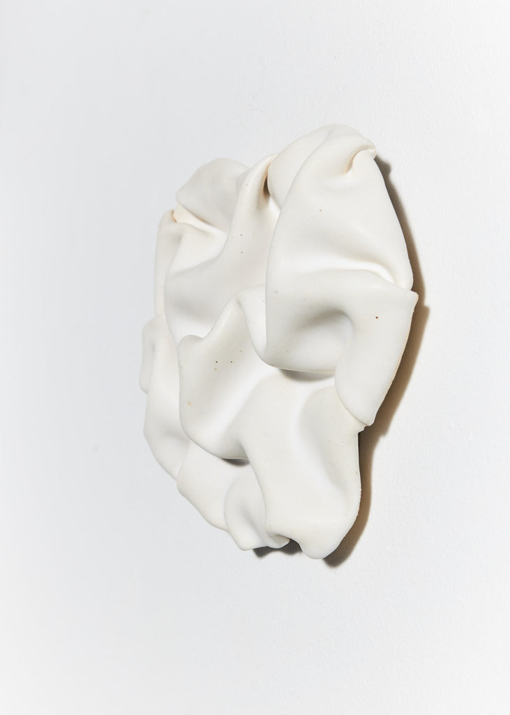 Sofia Tufvasson Drape Sculpture Ceramic Artwork  Design