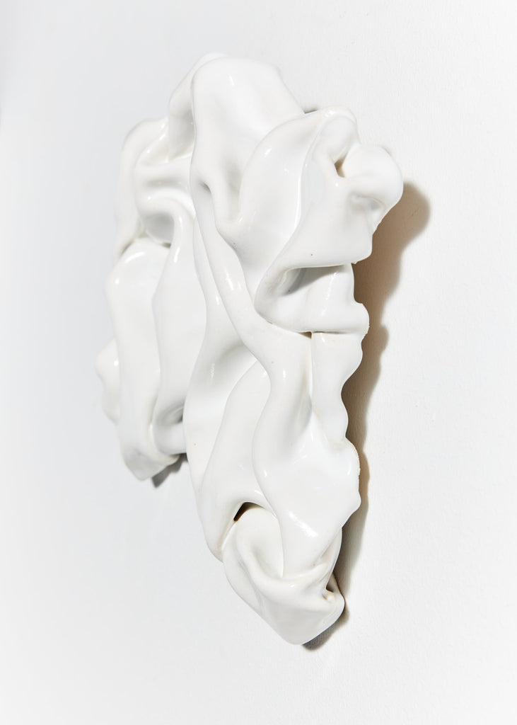 Sofia Tufvasson Drape Sculpture Ceramic Artwork Handmade
