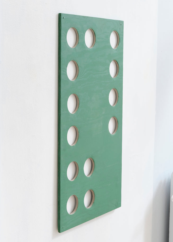 Soraya Forsberg Handmade Artwork Reversed Art Wooden Painting Green