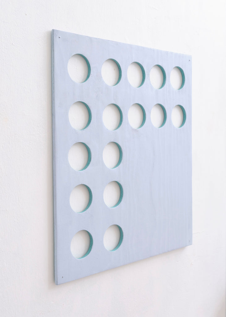 Soraya Forsberg Reversed Art Blue Artwork Handmade Wooden Art Gallery