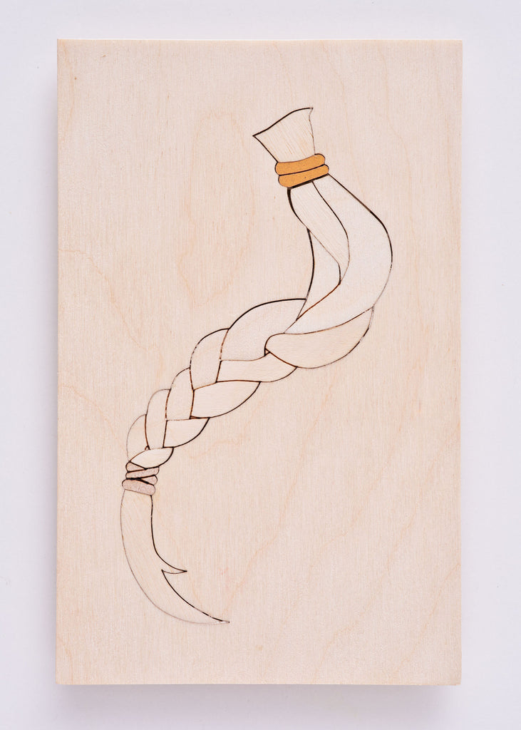 Braids Evelina Kleiner Artwork The Ode To Iran Women Handmade MDF 