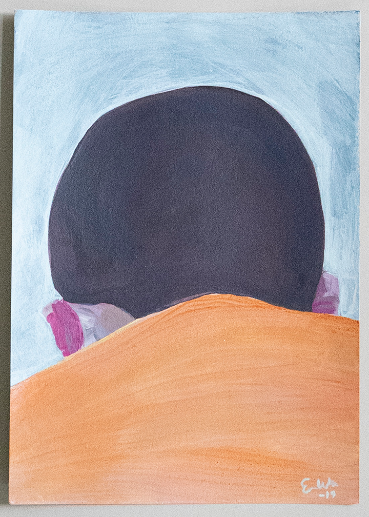 The Ode To Emma Wiik Painting Neck Detail