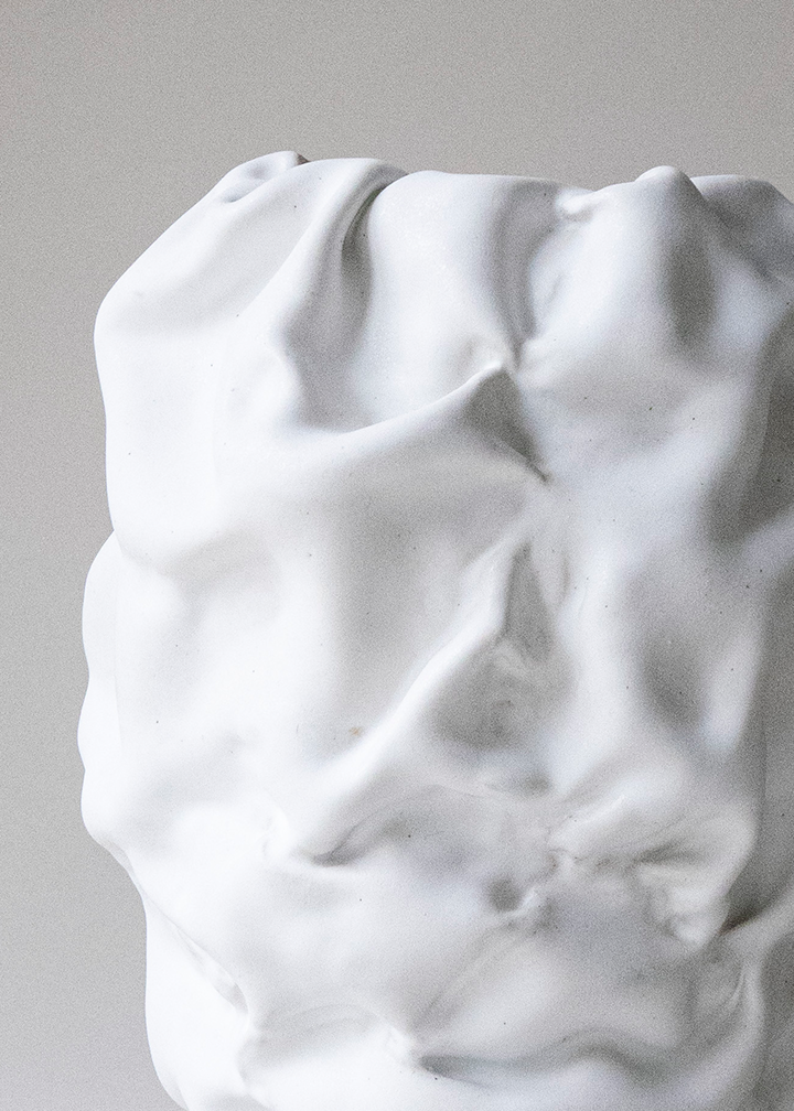 The Ode To Sofia Tufvasson Morel Vase White Detail