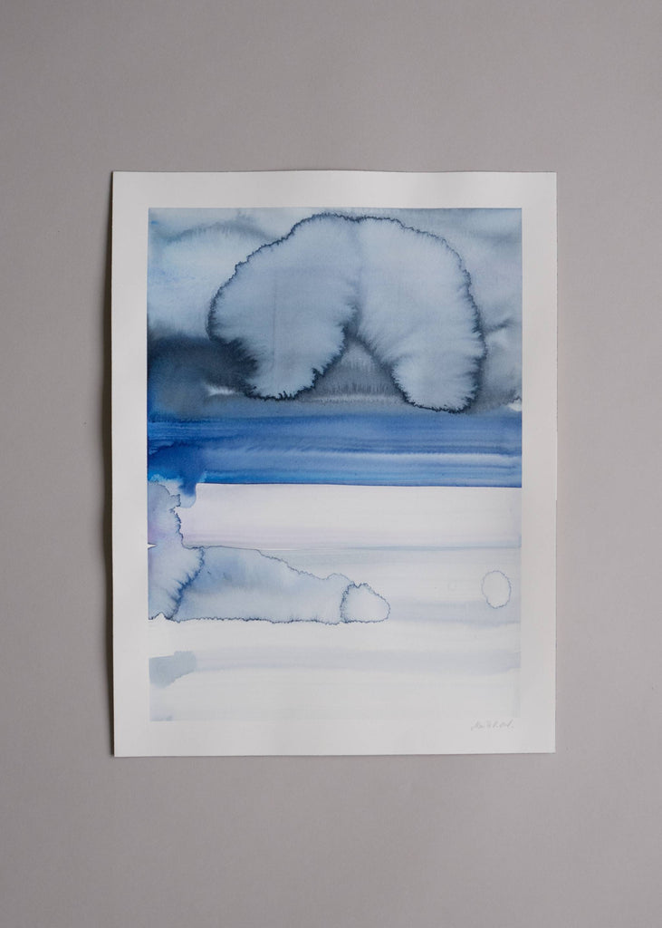 Marika Vaccino Andersson Cloud Studies Painting Blue