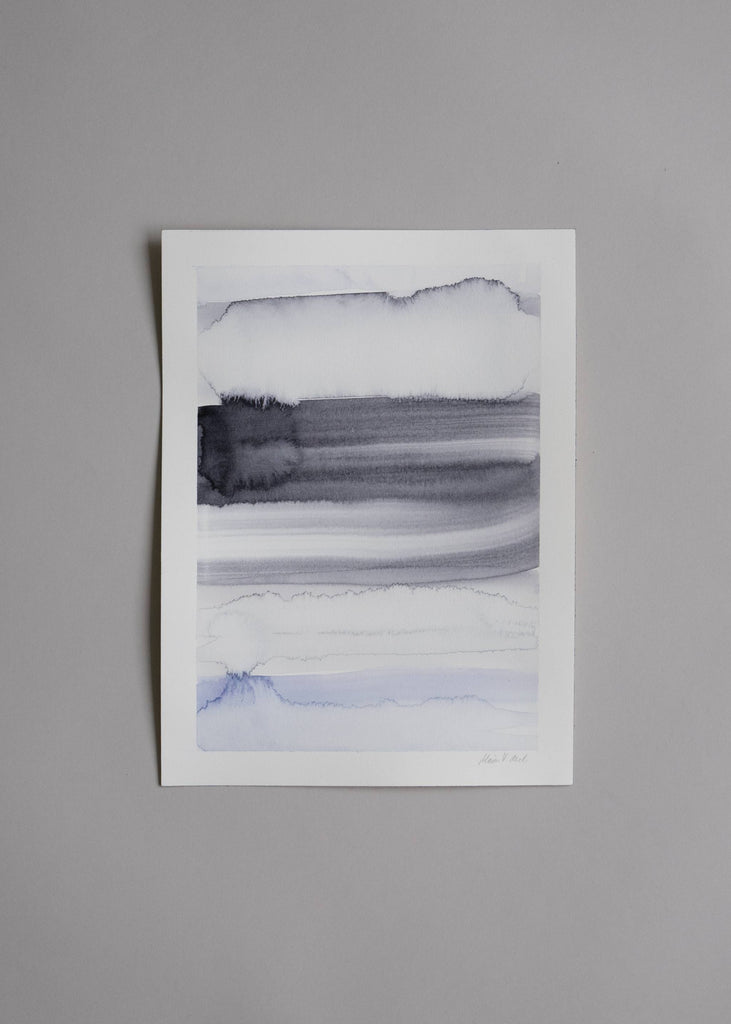 Marika Vaccino Andersson Painting Artwork Cloud Studies Grey