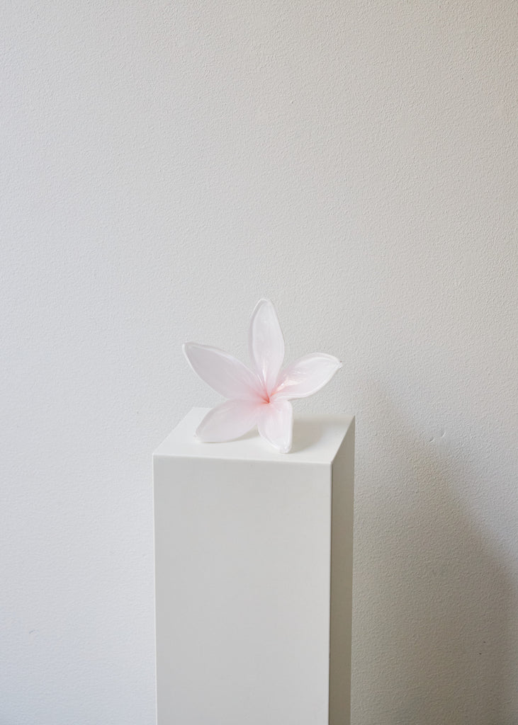 Tillie Burden Glass Sculpture Tropical Bloom Artwork