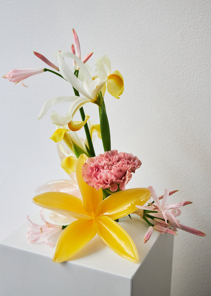 Tillie Burden Glass Sculpture Tropical Bloom Glass Artwork Unique Flower The Ode To