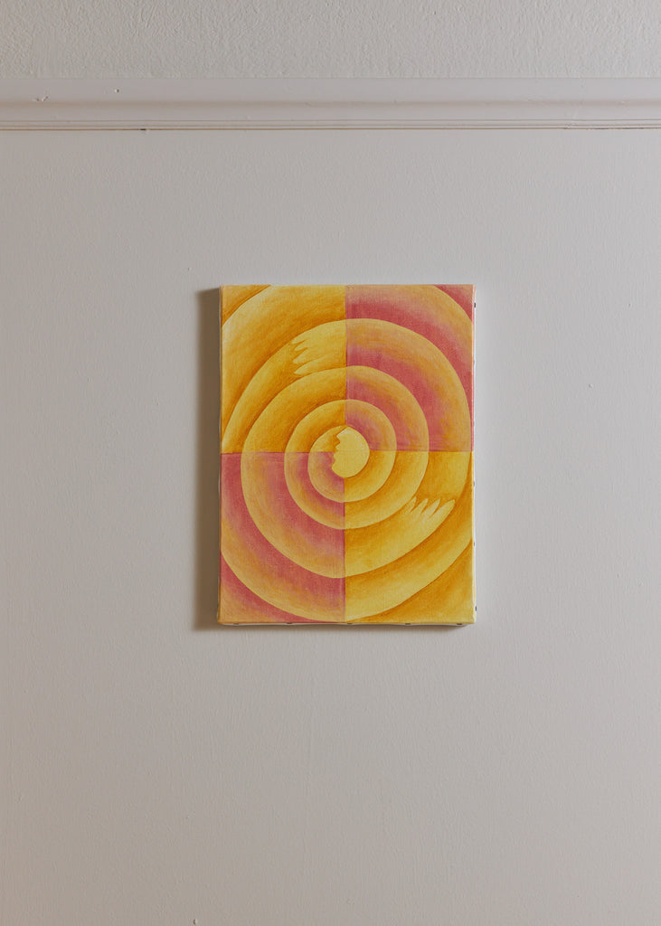 Zahra Holm Petite Spirale Rose Art Painting Artwork