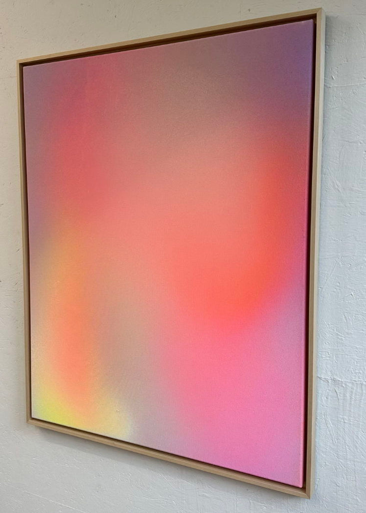 Peter-Maximilian Ronsdorf Wall Art Colorful Painting Abstract Artwork Neon Handmade Unique Affordable Art Art Gallery Home Decor Framed Art