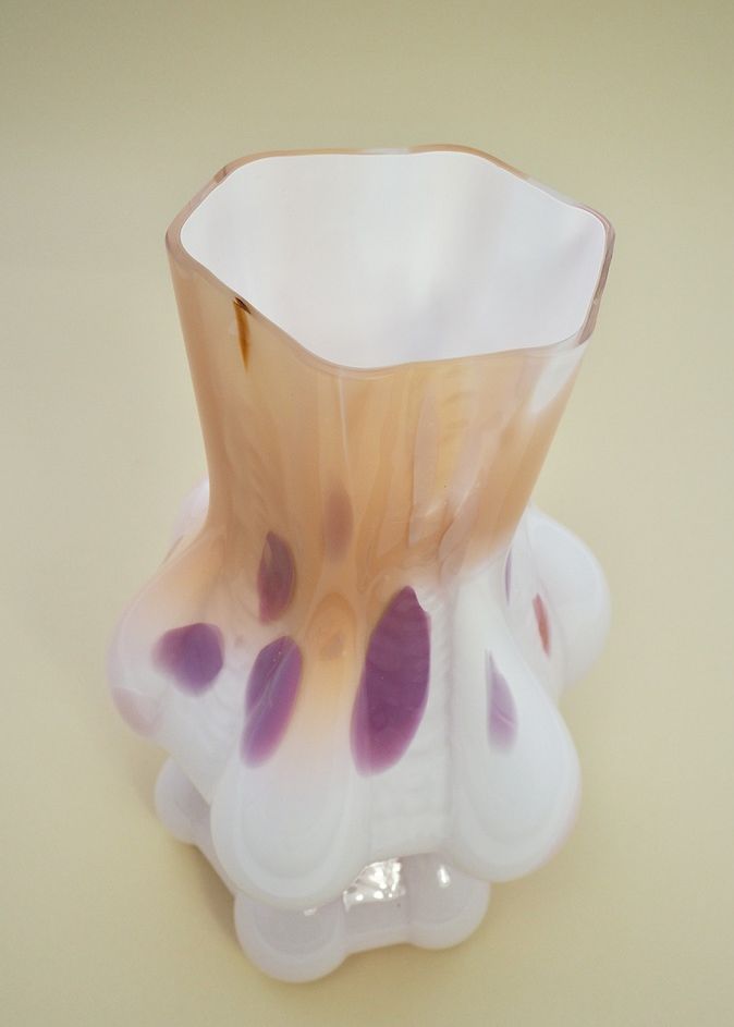 Markus Emilsson Artwork Handmade Sculpture Glass Modern Art Affordable Art Art Gallery Pink Bold Forms Details