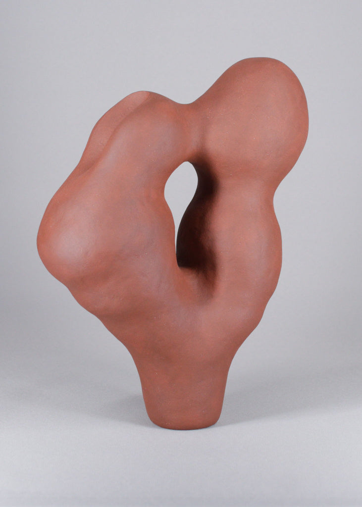 Henna Nuutinen Handmade Sculpture Ceramic Artwork Abstract Art Playful Art Style Organic Shapes Hand Built Ceramic Art Original Art Teracotta