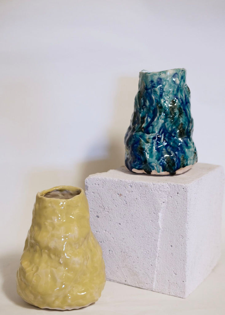 Emilie Holm Atelier Handmade Sculpture Unique Vase Abstract Modern Art Organic Shapes Affordable Art Colorful Artist One-Of-A-Kind Artist