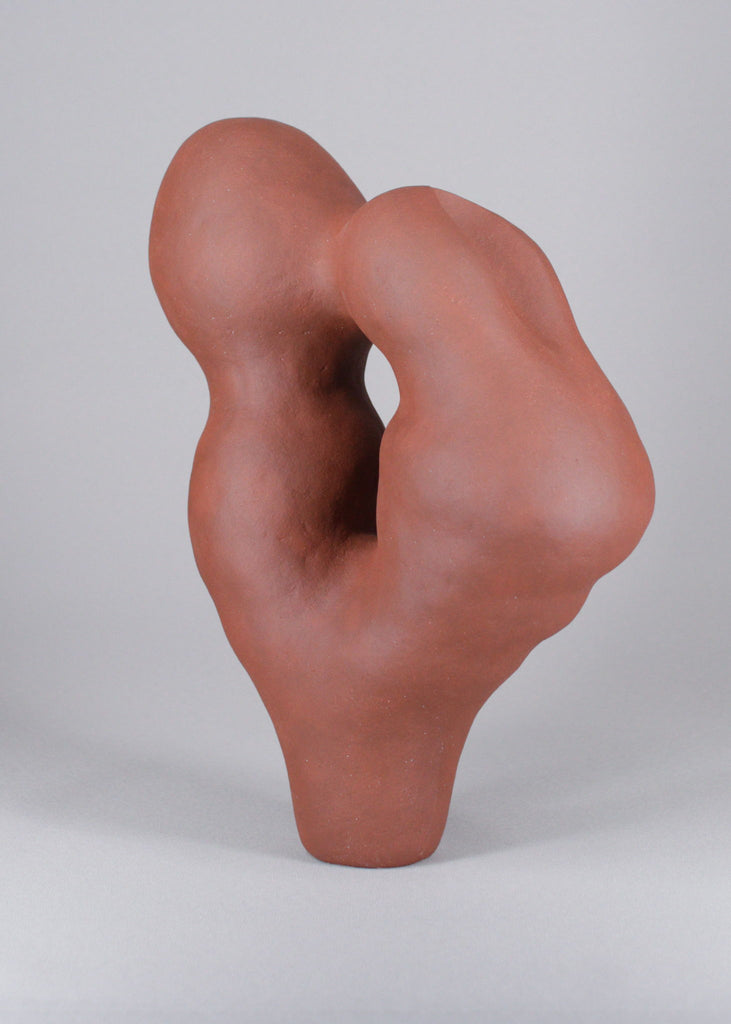 Henna Nuutinen Handmade Sculpture Ceramic Artwork Abstract Art Playful Art Style Organic Shapes Hand Built Ceramic Art Original Art Teracotta