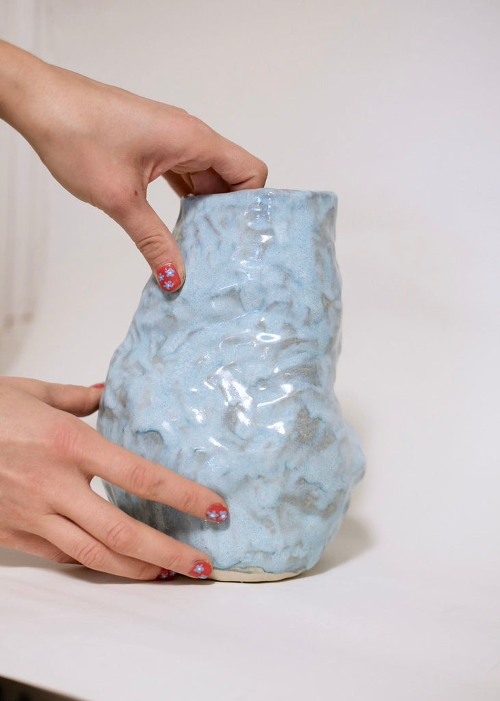 Emilie Holm Atelier Handmade Sculpture Unique Vase Abstract Modern Art Organic Shapes Affordable Art Colorful Artist Emerging Art