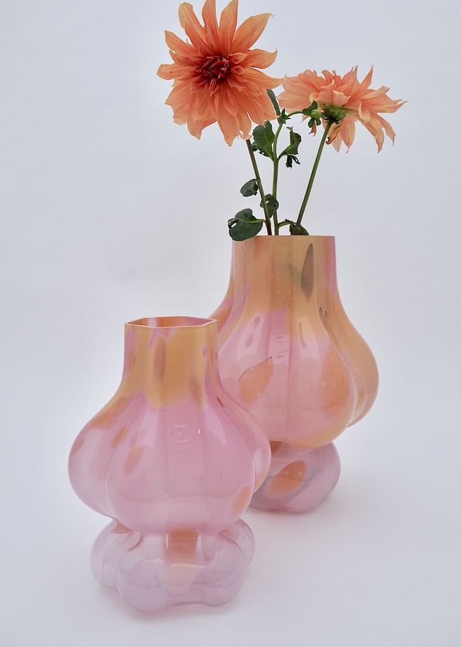 Markus Emilsson Artwork Sculpture Handmade Vase Pink Colorful Playful Forms Modern Art Contemporary Art Affordable Art Still Life